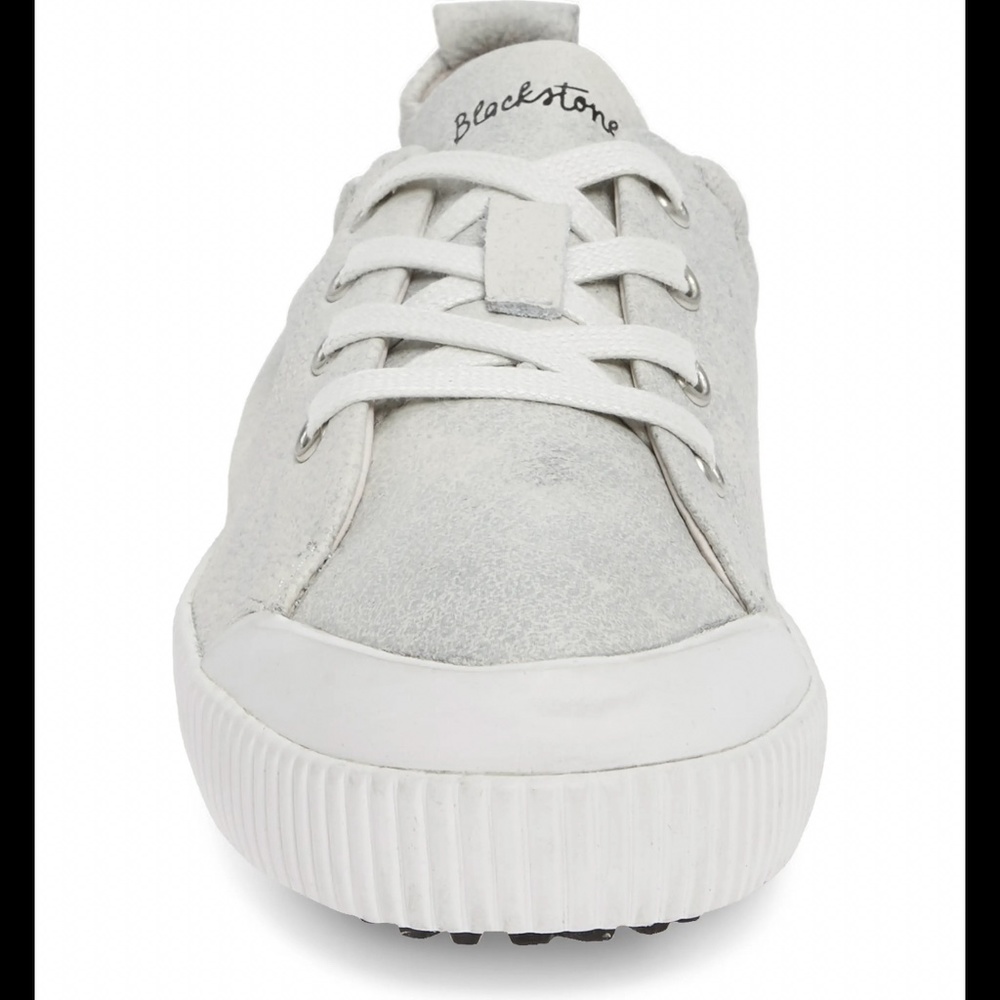 BLACKSTONE RL78 Leather White Metallic Low Sneaker - Picture 4 of 16
